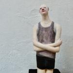 Katrin Zickler  resigniert  2020 Mischtechnik 28x12x8 aus der Werkgruppe Keine Helden gefördert durch das Land Sachsen Anhalt